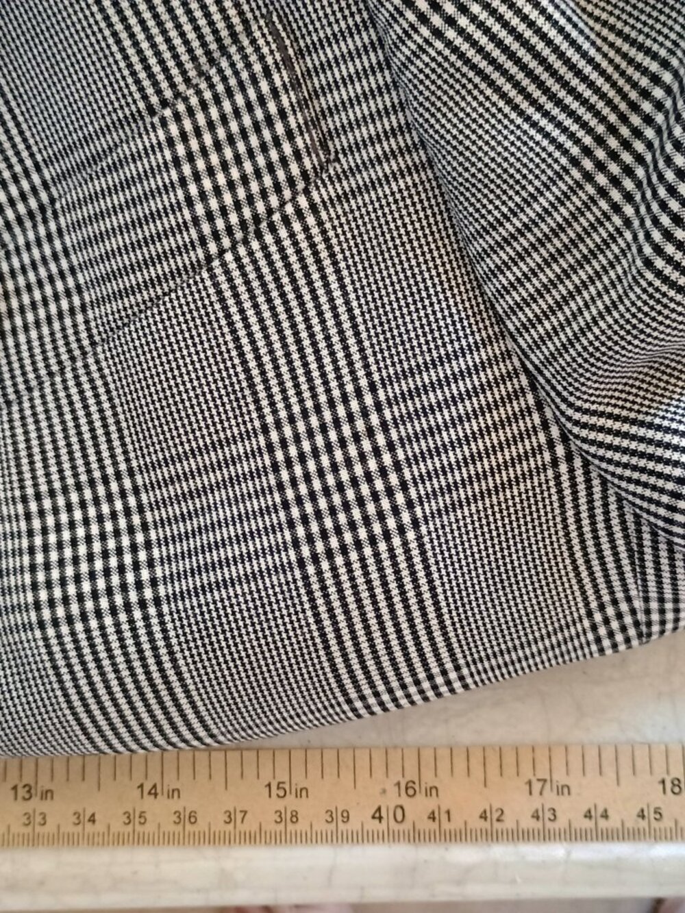 Le Suit 2 Pc women skirt suit 8P gray black plaid 2 pockets fully lined career - Picture 9 of 12